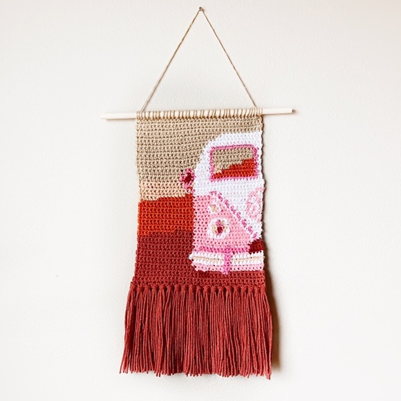 Handmade Other - Hippie Camper Van Tapestry